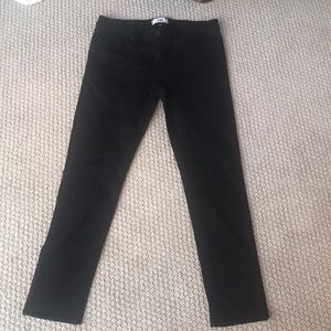 Black PAIGE Denim Skyline Skinny Jean